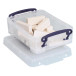 Really Useful Box 0.75 L Transparent Storage Box