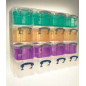 Really Useful Box Wall Cube with 16 x 0.3 Litre Clear Boxes
