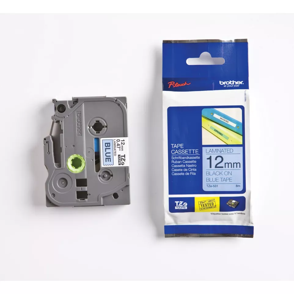 Brother TZe ruban pour P-Touch 12 mm,...