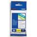 Brother TZe ruban pour P-Touch 12 mm, blanc sur transparent
