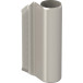 Toegepast schaarlager kap PVC opening titanium / pce