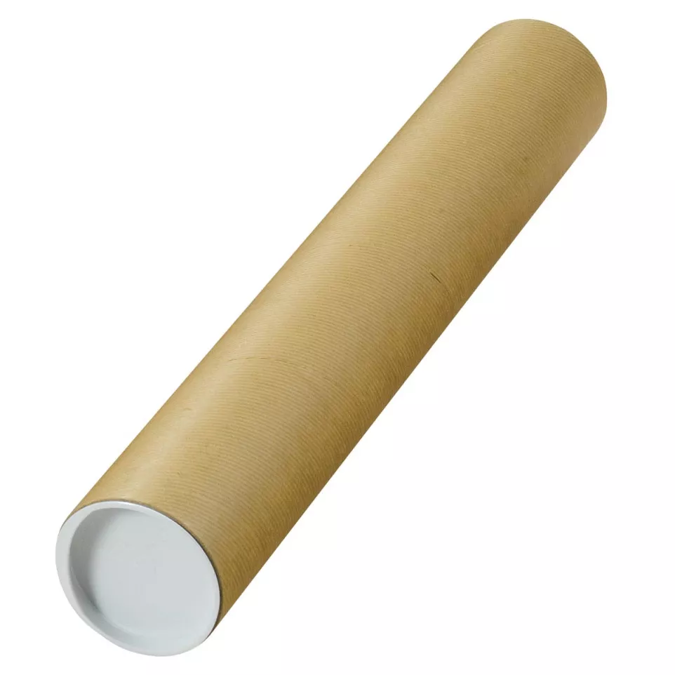 Shipping Tube, Brown, 50 x 8 cm