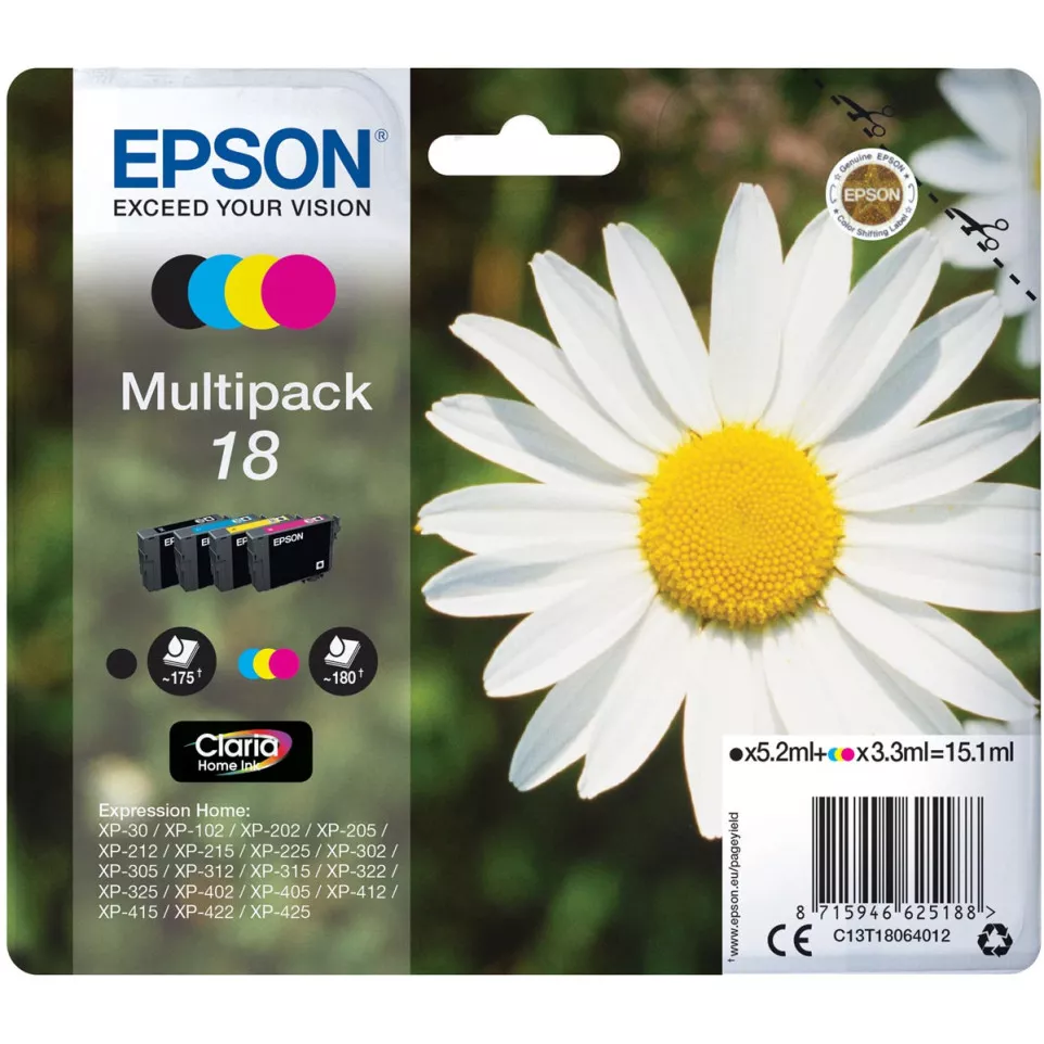 Epson cartouche d'encre 18, 175...