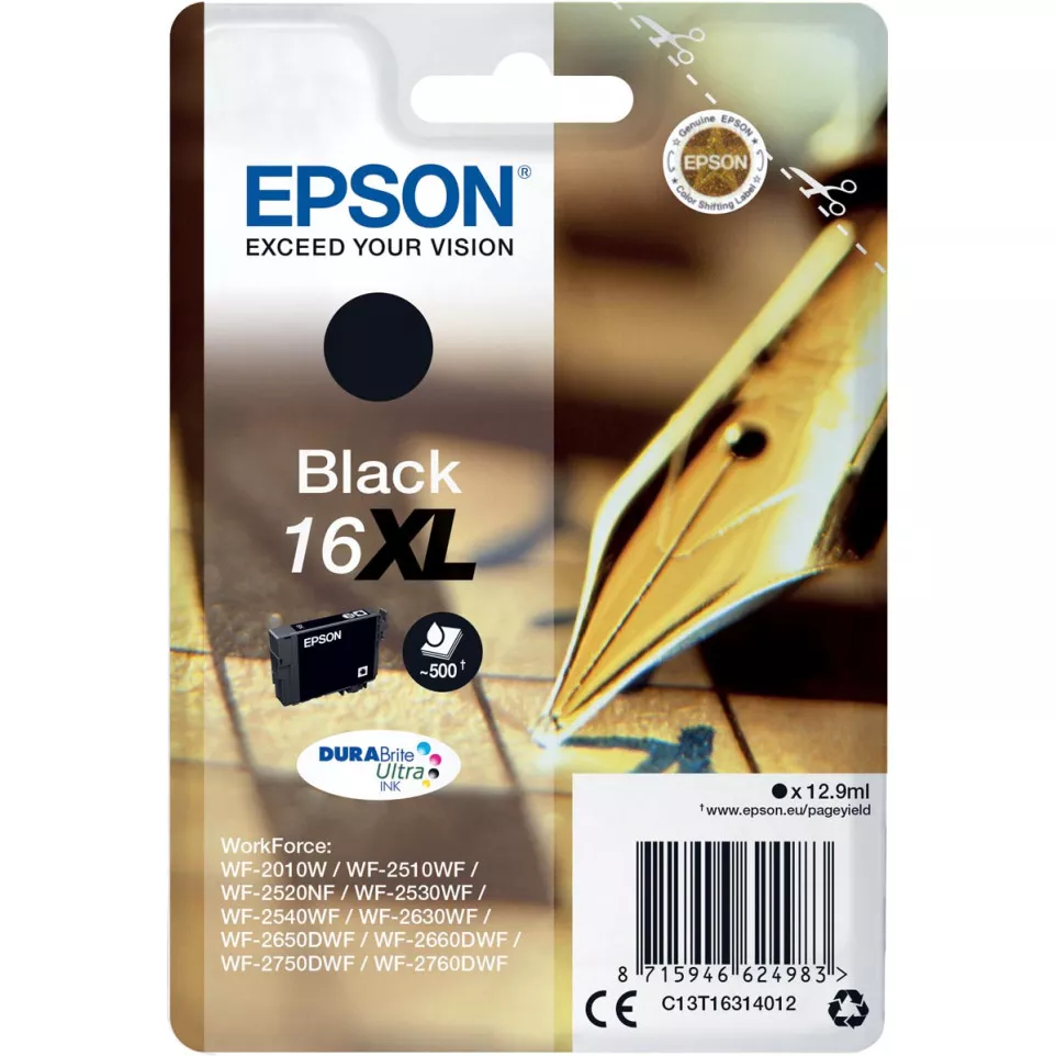 Epson inktcartridge 16XL, 500...
