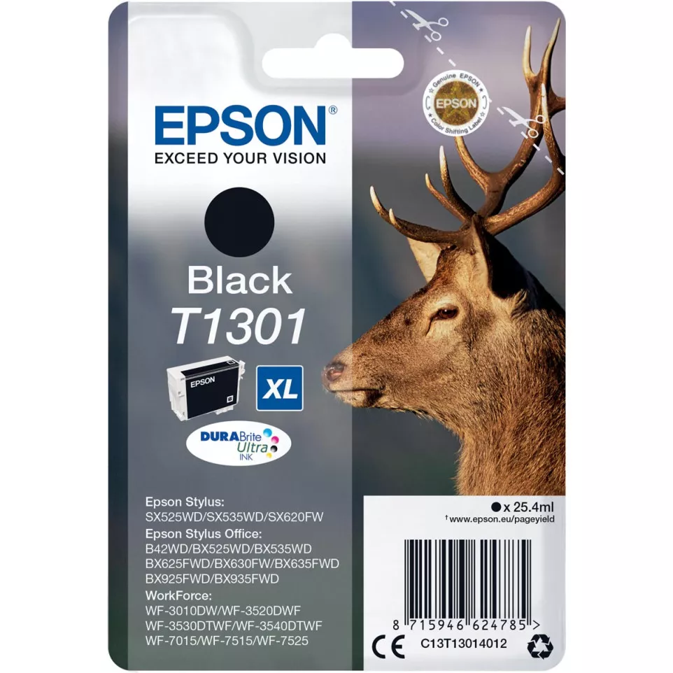Epson T1301 Original Black Ink...