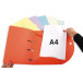 Tarifold smartfolder, geperforeerde showtas, geassorteerde kleuren, pak van 6 stuks