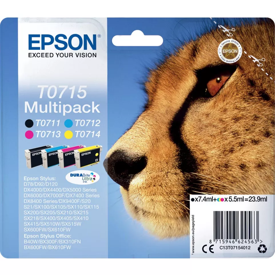 Epson inktcartridge T0715,250-415...