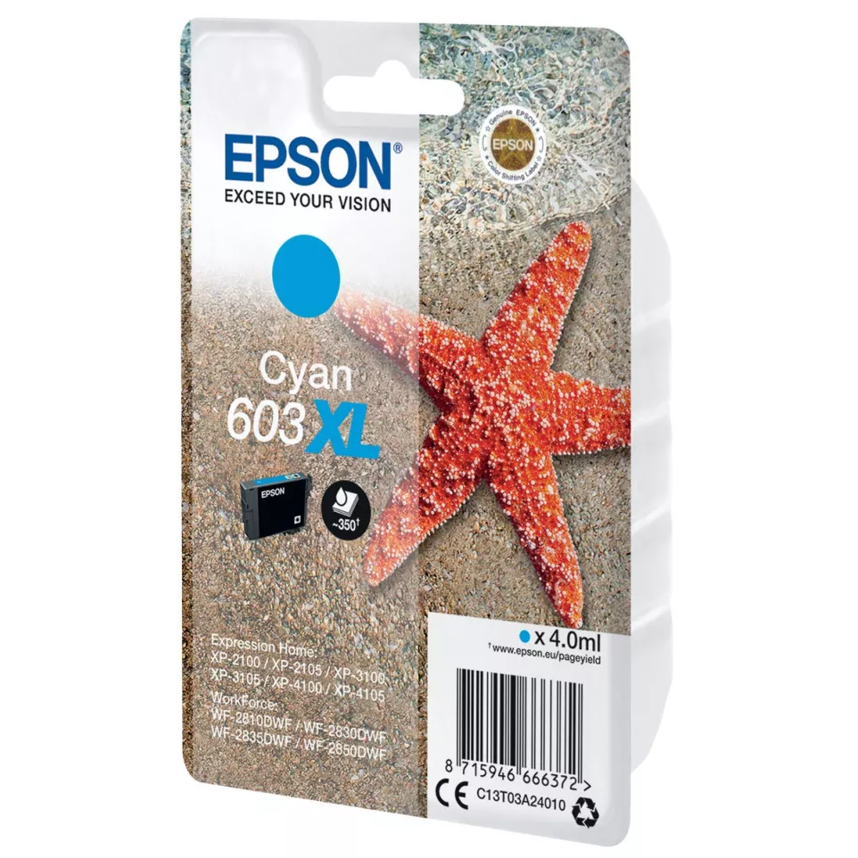 Epson inktcartridge 603 XL, 4 ml, OEM...