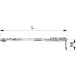 Bras de compas entrebâilleur droit Eurofalz 30 axe à 13 LFF 370-800mm / pce