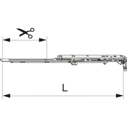 Preassembled Window Stay Compass 400 LFF 320-400 per piece