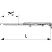400 LFF 320-400mm voorgemonteerd schaar met kierstand, rechts / pce