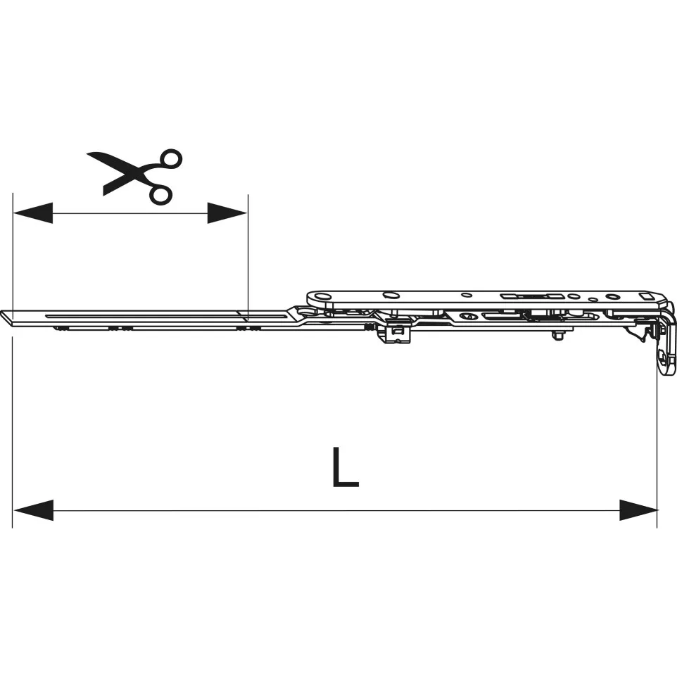 400 LFF 320-400mm voorgemonteerd...