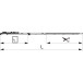 MACO Semi-Fixed Cremone Fixed Side FFH 431-660 per piece