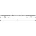 Crémone semi-fixe Cote variable pour 1 i.S. FFH 801-1250 / pce
