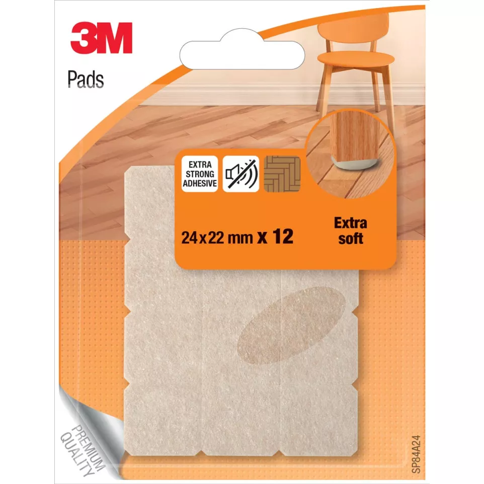 3M Extra Soft Pads, 24 x 22 mm,...