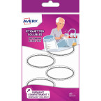 Avery Family étiqettes...