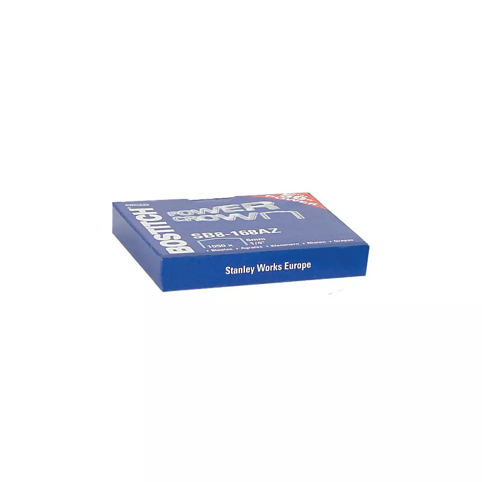 Bostitch agrafes SB8-168E, 6 mm, pour...