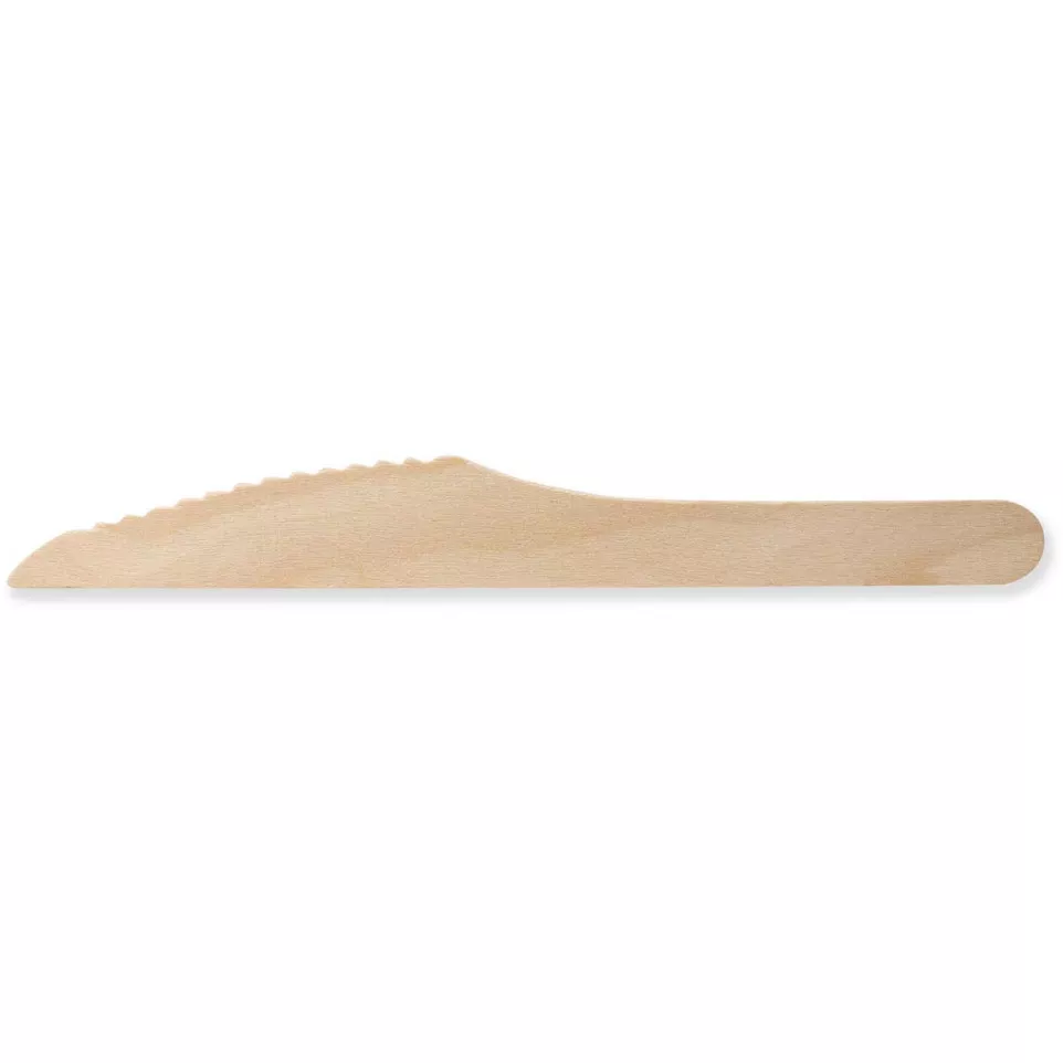 Mes uit hout, gecoat, 165 mm, pak van...