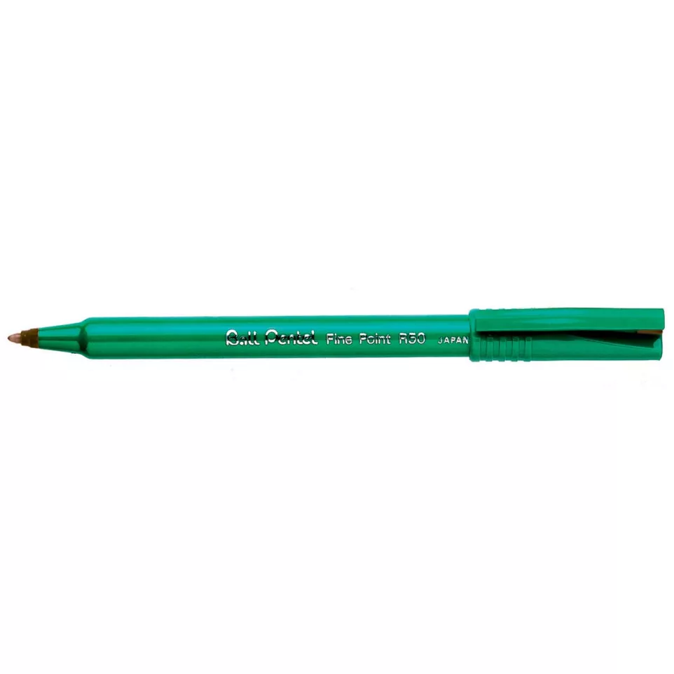 Pentel R50 Rollerball Pen Medium Black
