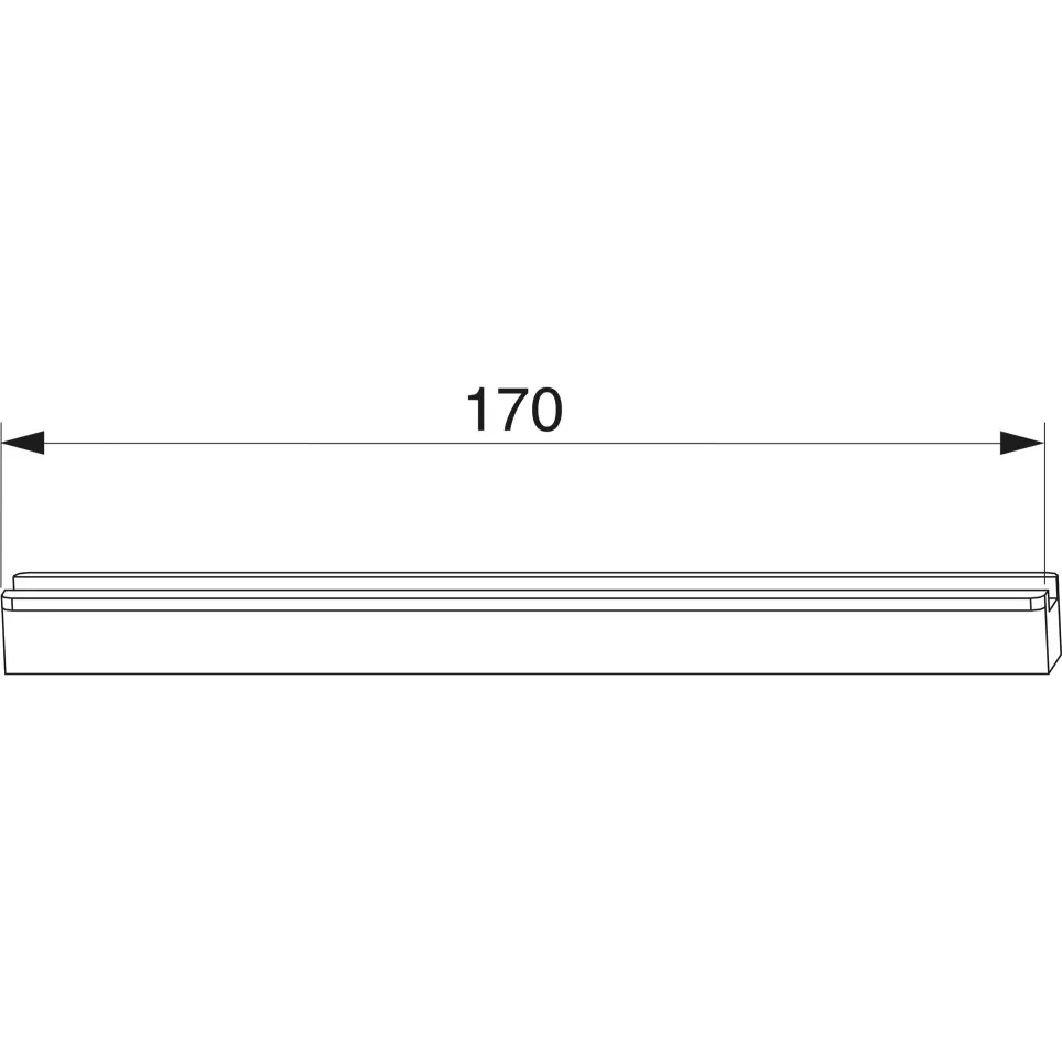 Spacer met 16mm sleuf voor MT euro...