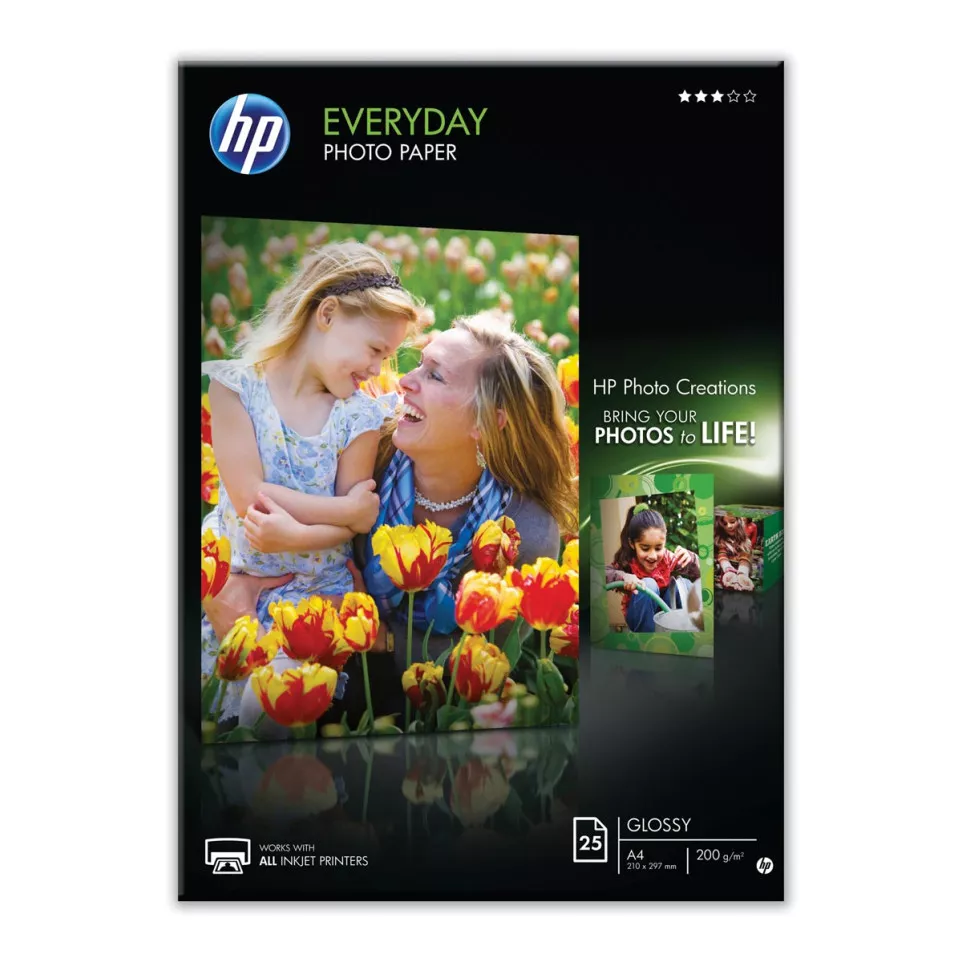 HP Everyday Photo Paper, Glossy, A4,...