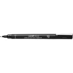 Uni Pin fineliner, ronde punt, 1,2 mm, zwart