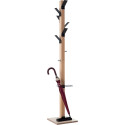 Paperflow Easycloth Coat Rack Model A, Wood, Black