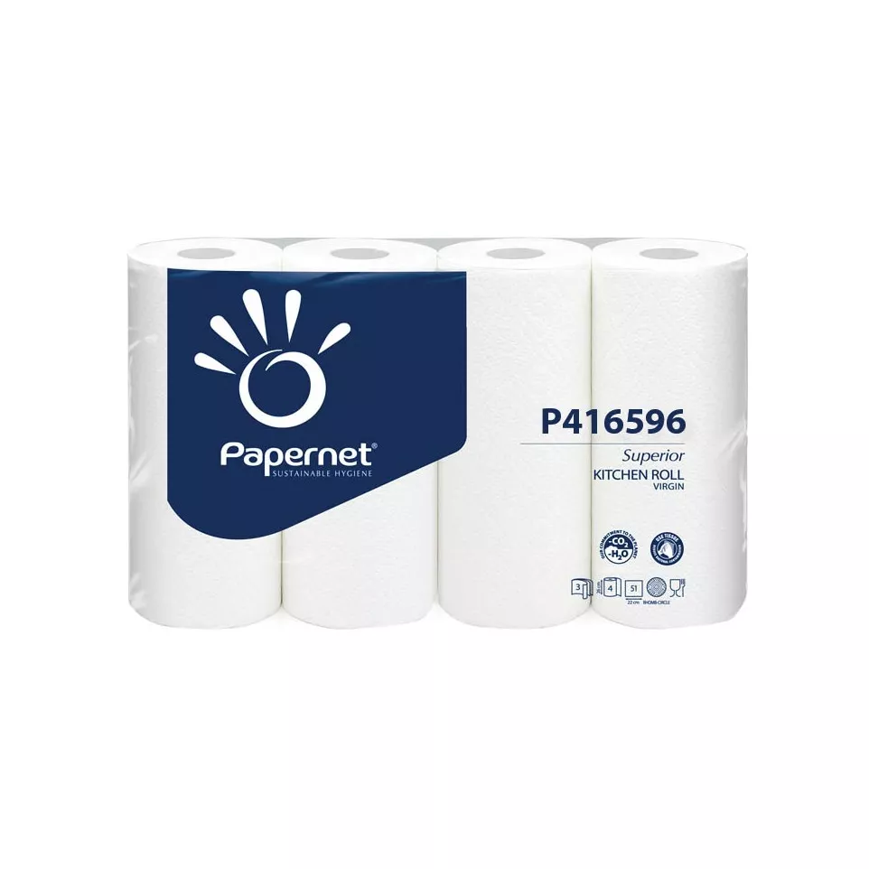 Papernet keukenrol Superior, 3-laags,...