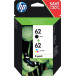 HP 62 2-Pack Black and Tri-Color Original Ink Cartridges N9J71AE 165-200 Pages