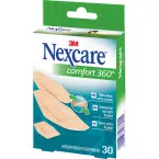 3M pansement Nexcare Comfort 360° 3 formats, paquet de 30 pièces