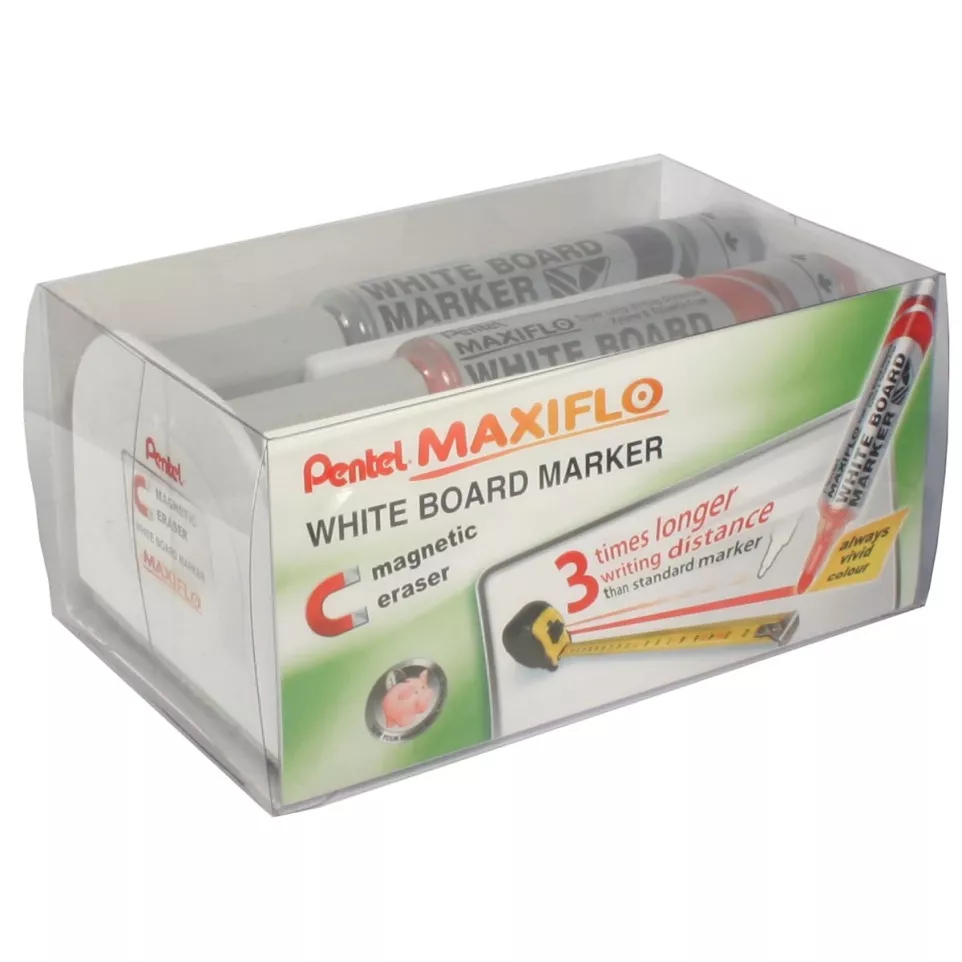 Pentel whiteboardmarker Maxiflo set...