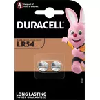 Duracell LR54 Alkaline Coin Cell Batteries 2 Pack
