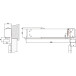 FL96-EVO deurdranger dubbel voltage 24-48 V break rechte arm zilver / pce