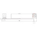 FL96-EVO deurdranger dubbel voltage 24-48 V break rechte arm zilver / pce
