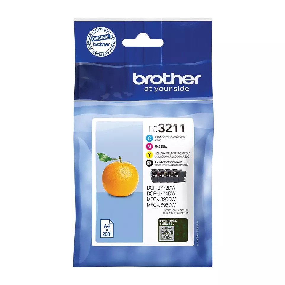 Brother cartouche d'encre, 200 pages,...