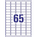 Avery diepvriesetiketten Ft 38,1 x 21,2 mm (b x h), wit, doos van 1625 etiketten