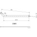 Bras courbe Dorma pour TS 91-92-93 et 98 XEA argent DIN R / pce