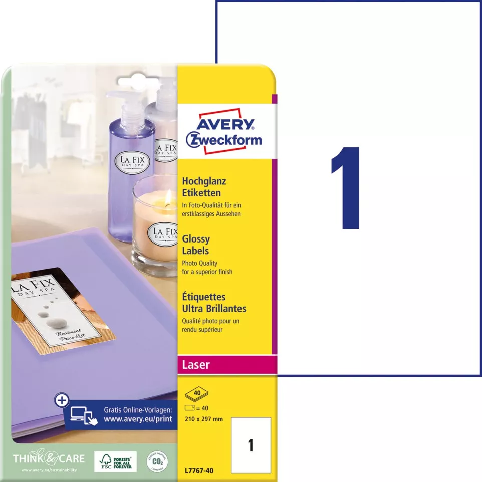 Avery Etiquettes Ultra brillantes ft...