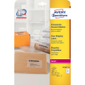 Avery L7565-25 verzendetiketten ft 99,1 x 67,7 mm (b x h), 200 etiketten, transparant