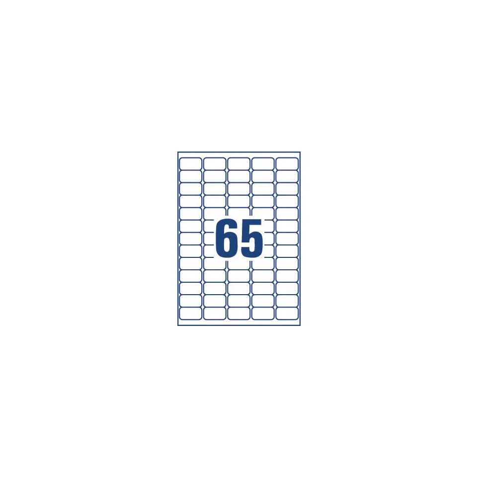 Avery L7551-25 étiquettes adresse ft...