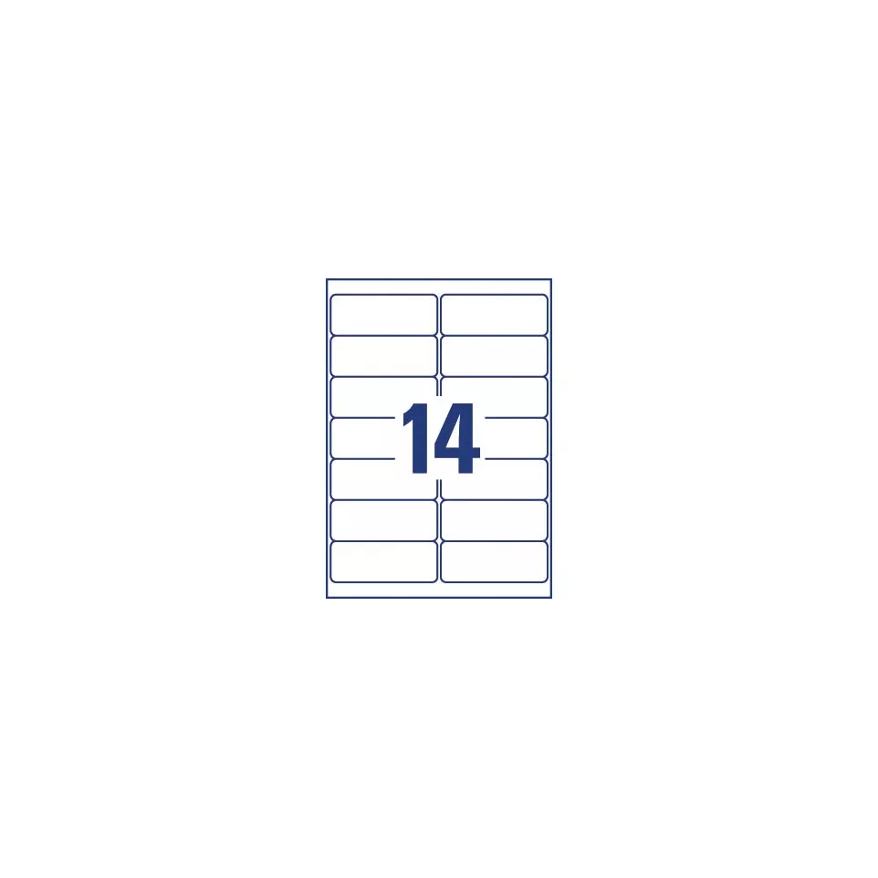 Avery L7163, Adresetiketten, Laser,...