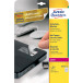 Avery bestendige veiligheidsetiketten, ft 63,5 x 29,6 mm, 540 stuks, 27 per vel, doos van 20 vel