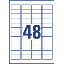 Avery étiquettes enlevables résistantes à l'humidité ft 45,7 x 21,2 mm (l x h), blanc boîte de 960 pièces