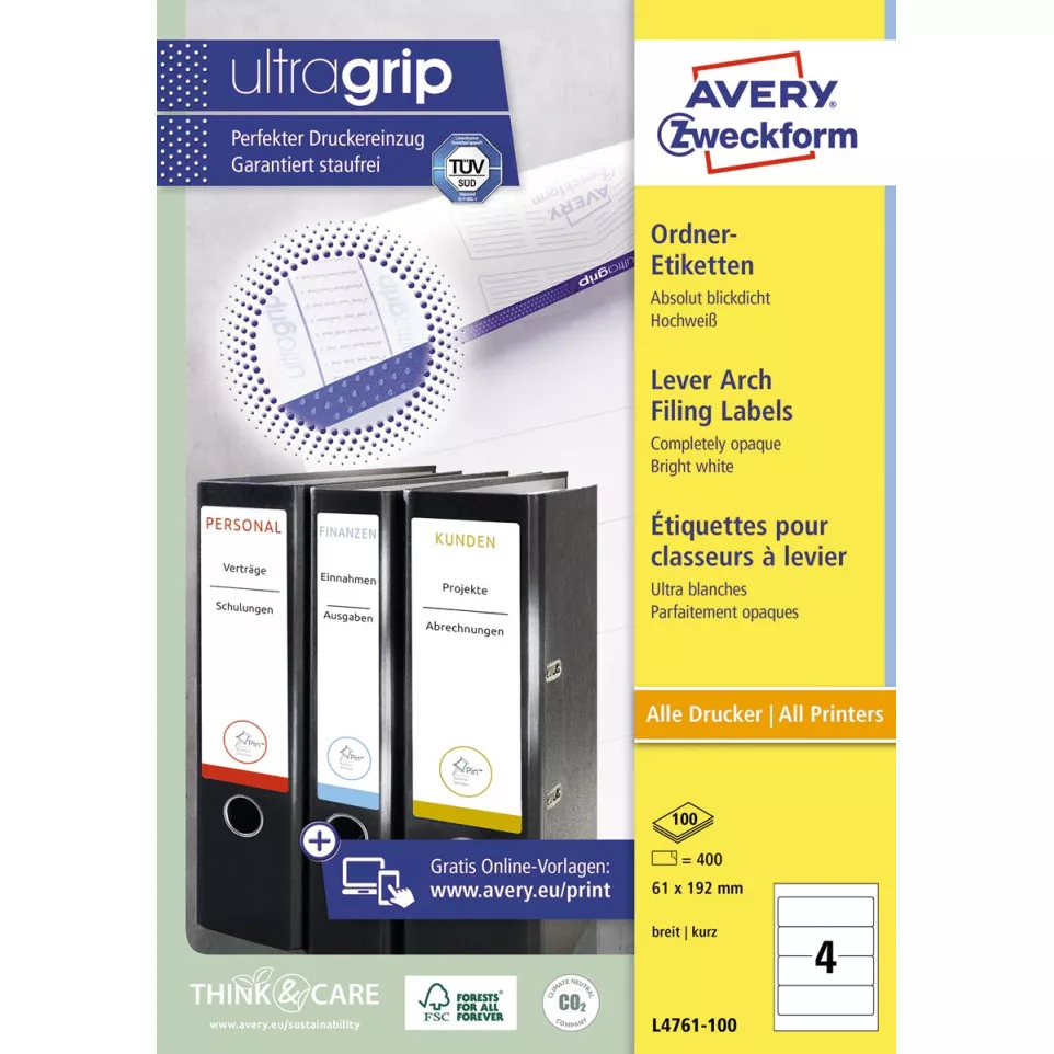 Avery Zweckform L4761-100 Lever Arch...