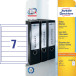 Avery Lever Arch File Spine Labels L4760-25, 19.2 x 3.8 cm, 175 Labels, White