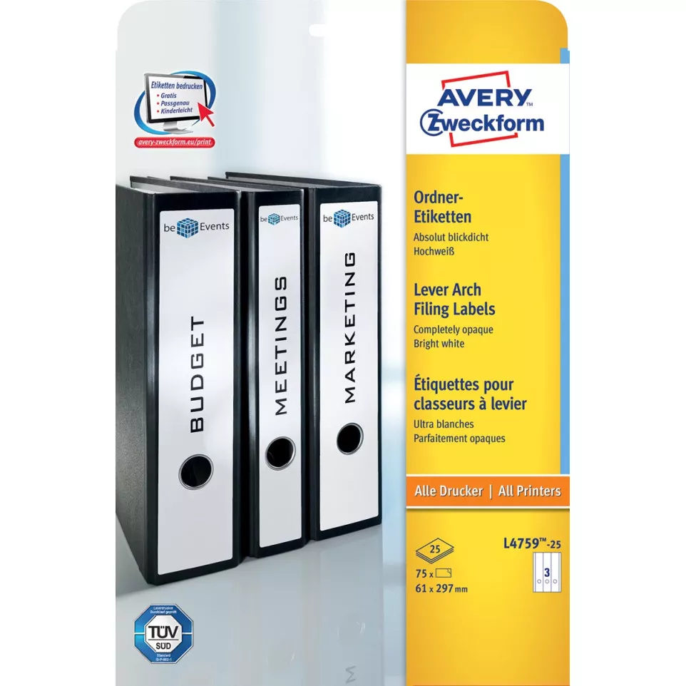 Avery Zweckform L4759 Lever Arch File...