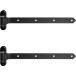 LOCINOX Hot Dip Galvanized 3D Wood Gate Hinge RAL 9005 450mm / pce