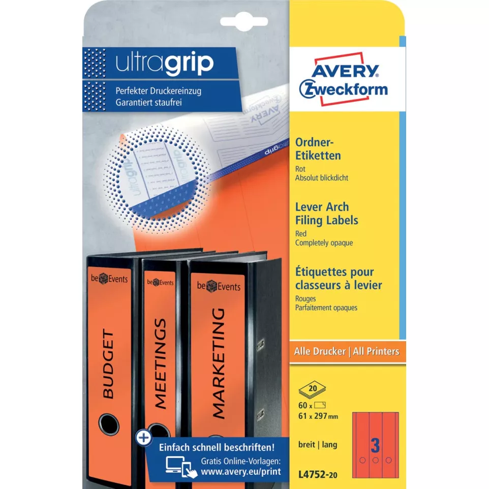 Avery Zweckform L4752-20 Lever Arch...