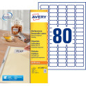 Avery Removable Mini Multipurpose Labels 35.6 x 16.9 mm White Pack of 2000