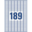 Avery Removable Multipurpose Labels L4731REV-25, White, 25.4 x 10 mm, 4,725 Labels Per Pack